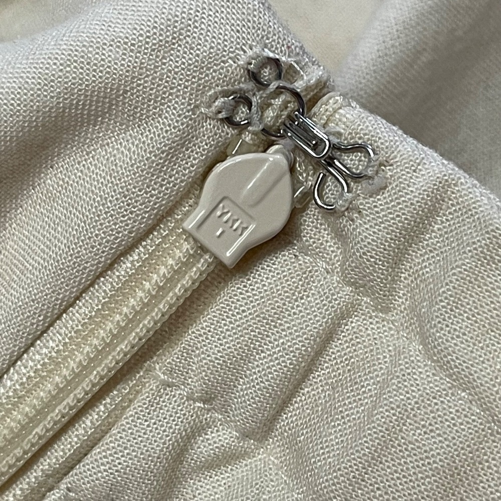 Vintage Banana Republic Women's Sz 2 Drawstring Knee Length Eyelet Trim Skirt - Picture 12 of 16